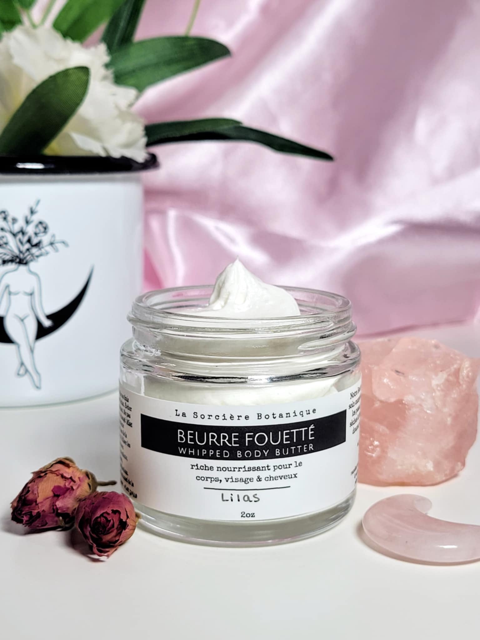 Beurre fouetté envoutant- nourrit la peau sèche, sensible & fragile