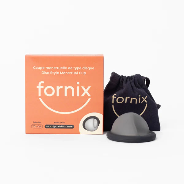 Disque menstruel fornix sans languette avec manche