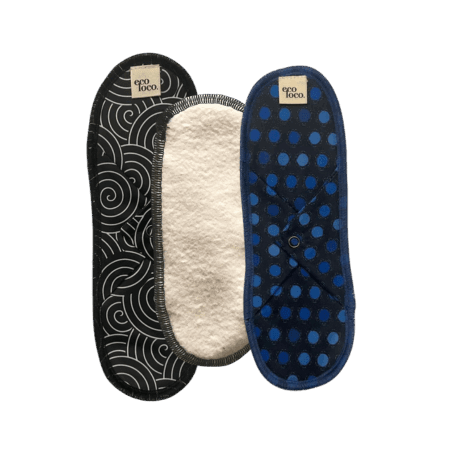 Serviette sanitaire lavable en coton biologique- Ta grand-mère Approuve