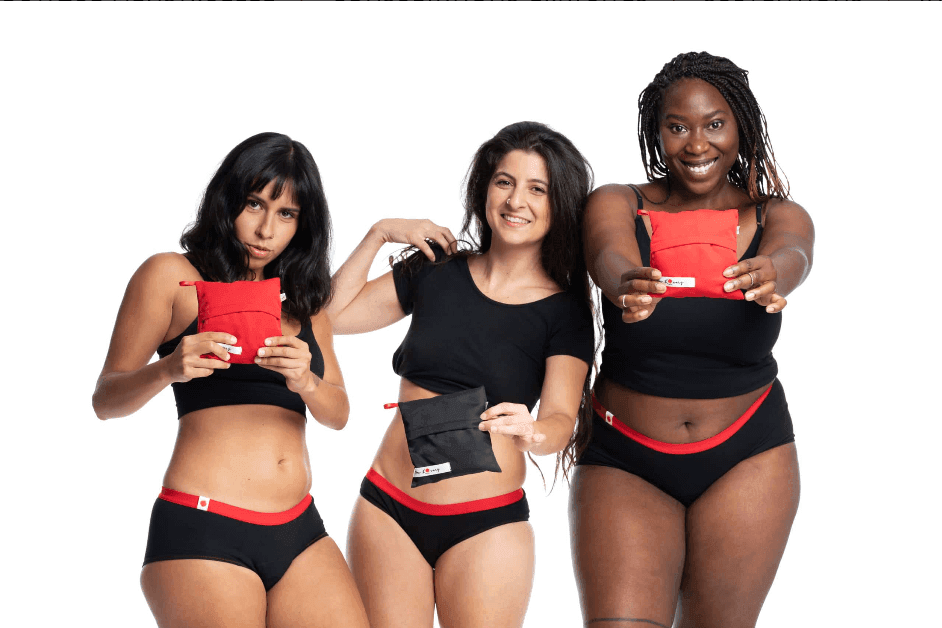 La Shorty + 3 serviettes amovibles et un sac anti-fluide - tagrandmereapprouve