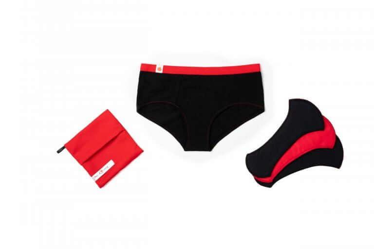 la-shorty-3-serviettes-amovibles-et-un-sac-anti-fluide culotte menstruelle Mme l’Ovary