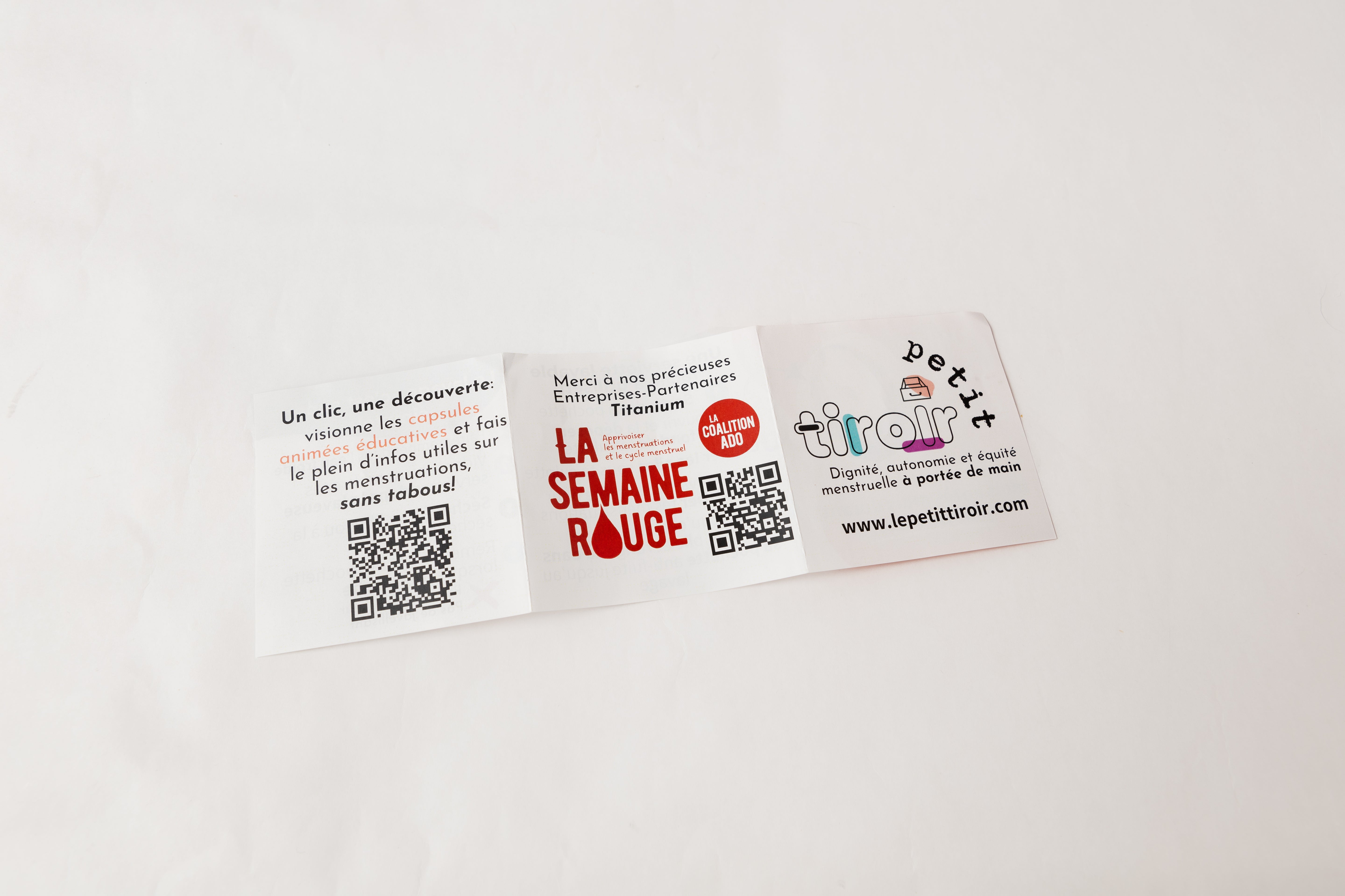 La boîte d'autocueillette de Petit tiroir | format Ado (12 duo-serviettes) et Régulier (25 serviettes)