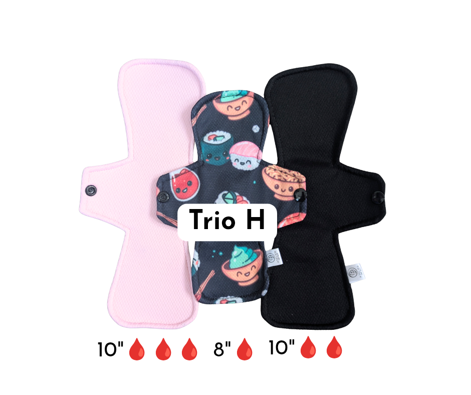 Effet au sec- Trio de serviettes étroites pour ado