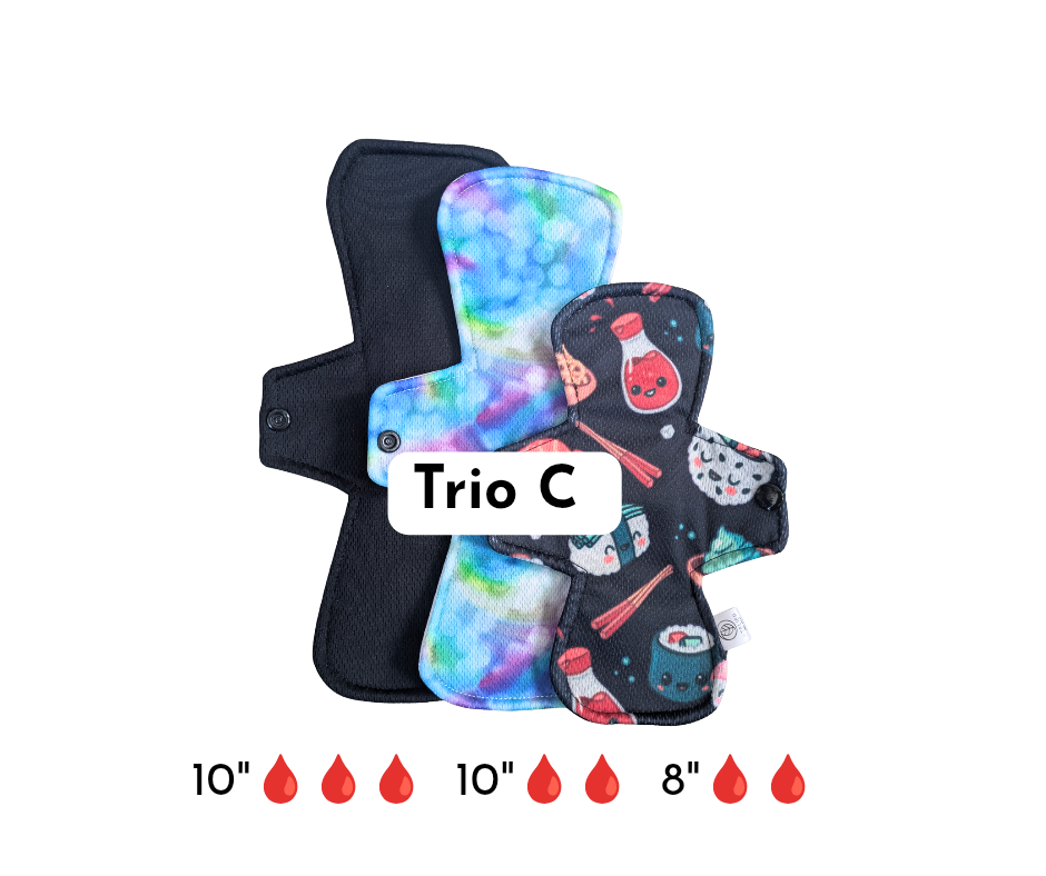 Effet au sec- Trio de serviettes étroites pour ado