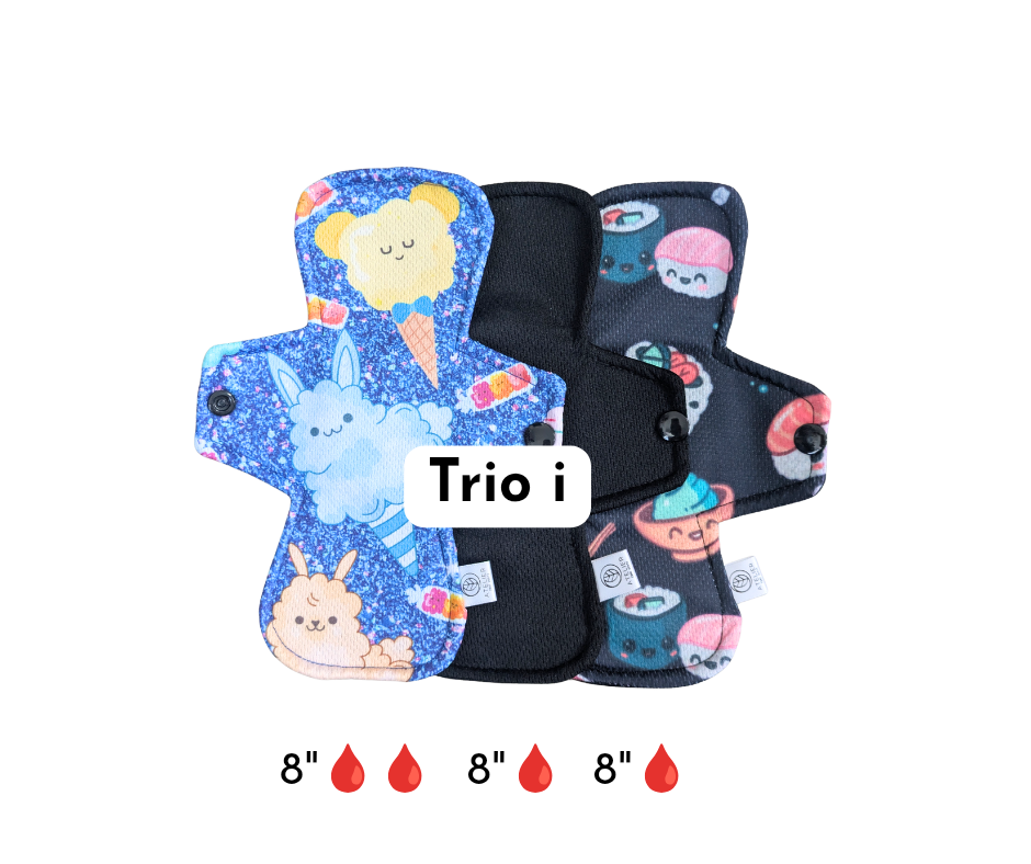 Effet au sec- Trio de serviettes étroites pour ado