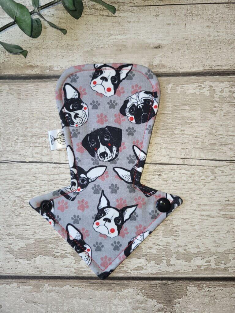 Serviette hygiénique lavable, tanga léger *effet au sec* 6 et 7 pouces - tagrandmereapprouve