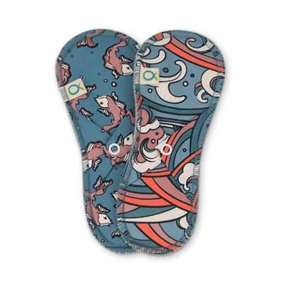 Duo de serviettes lavables naturelles non-teintes - tagrandmereapprouve
