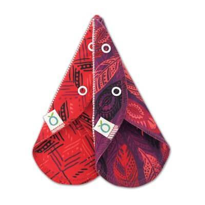 Duo de serviettes lavables naturelles non-teintes - tagrandmereapprouve