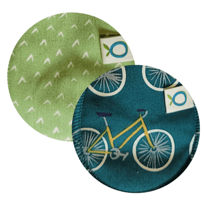 Duo de serviettes lavables naturelles non-teintes et accessoires