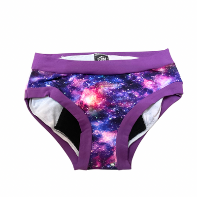 Culotte menstruelle de nuit en coton noir Les Créations Gabi
