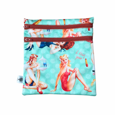 Sac de transport et de rangement pour serviette hygiénique lavable