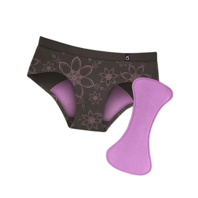 Öko Flow – Taille basse- Culotte Absorbante + Insert Amovible