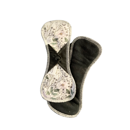 Serviette hygiénique régulière lavable longue coton naturel bio 