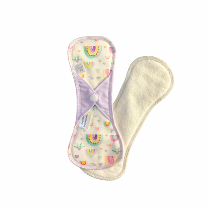 Serviette hygiénique régulière longue coton non teint bio teint Marie fil 