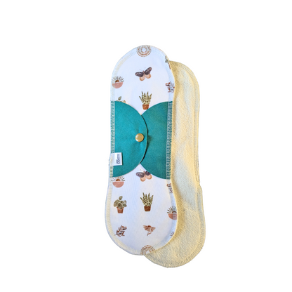 Serviette sanitaire post-partum bloome super absorbante en molleton bio