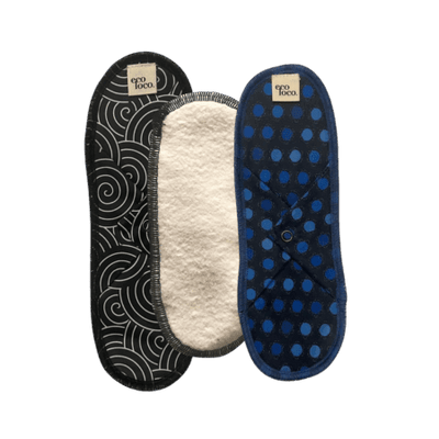 Serviette sanitaire lavable en coton biologique- Ta grand-mère Approuve