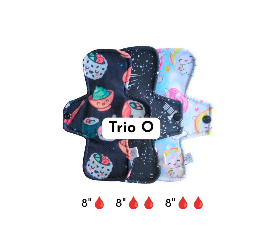Effet au sec- Trio de serviettes étroites pour ado