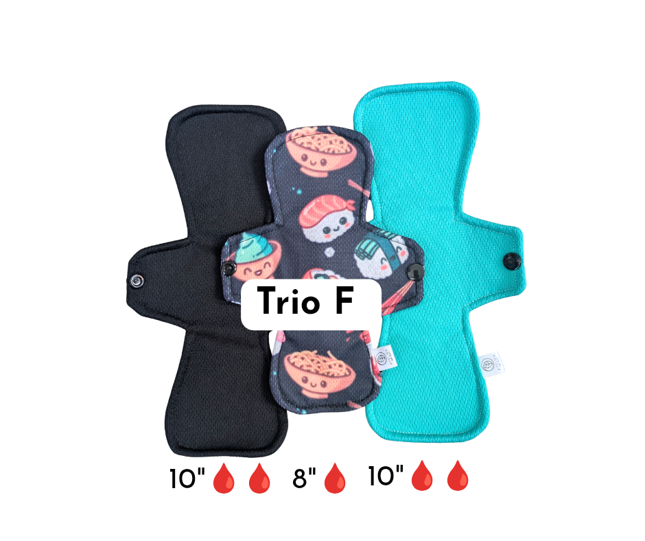 Effet au sec- Trio de serviettes étroites pour ado