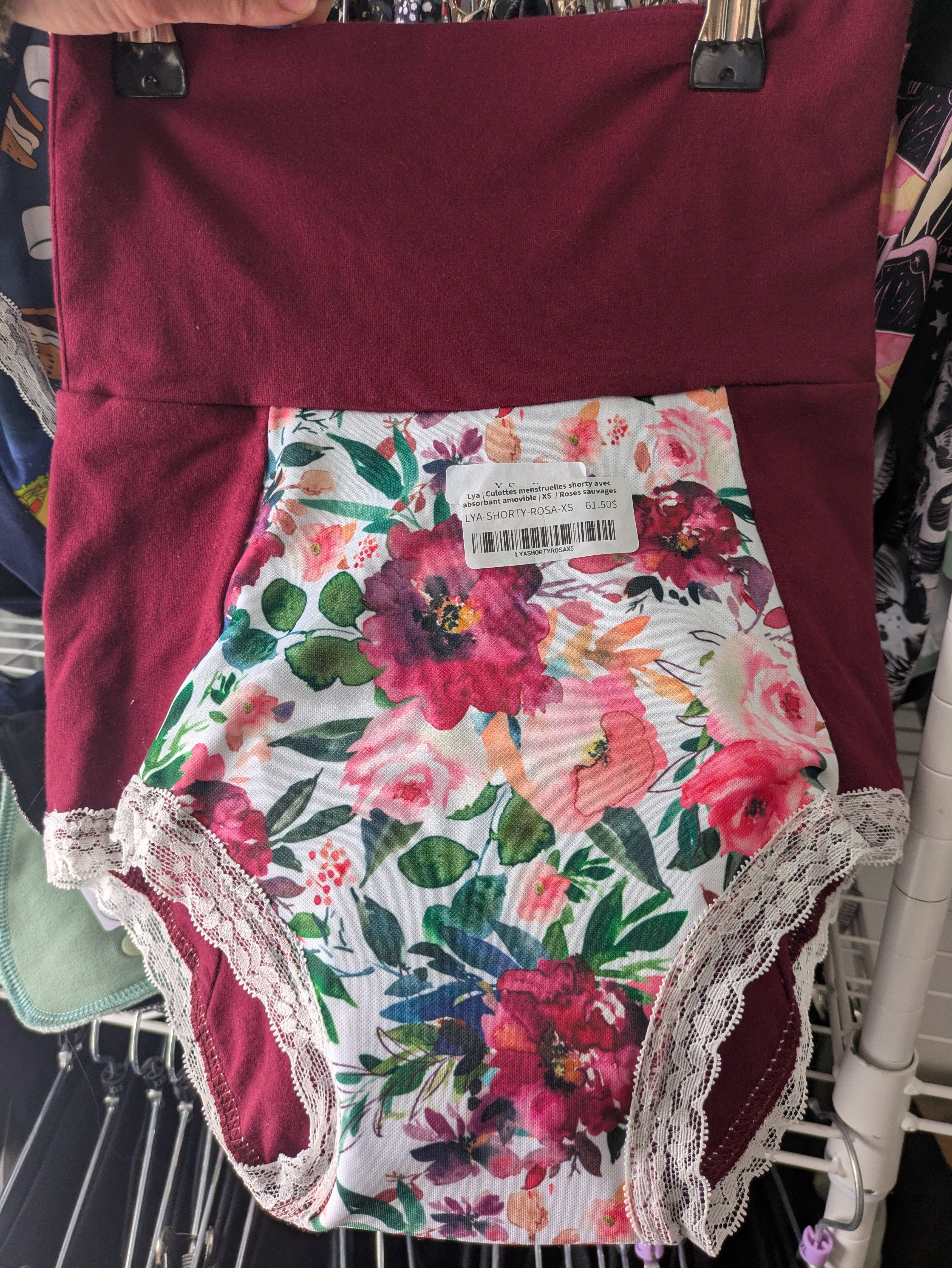 Culotte menstruelle protège-dessous taille haute + 1 panneau surprise
