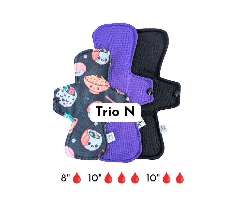 Effet au sec- Trio de serviettes étroites pour ado